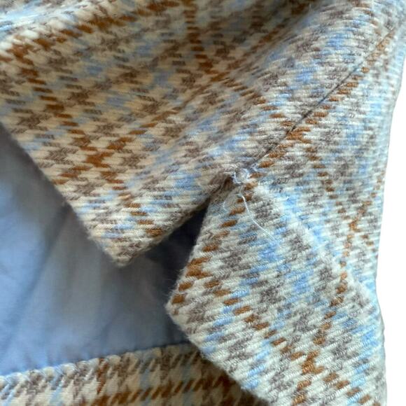 The Beaufort Bonnet Company Beasley Bow Skirt Blue Tan Woven Yarn Girl’s Size 10 - Picture 6 of 9